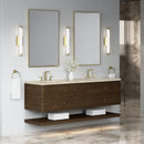 James Martin Allamari 72" Floating Double Bathroom Vanity, Sable