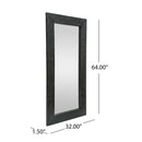 Rustic Mango Wood Full Length Standing Mirror