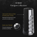 Paragon Stainless Steel Champagne Flute in Platinum by Viski