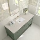 James Martin Breckenridge 60" Single Bathroom Vanity, Smokey Celadon