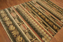 6x9 Rust Tibetan Hand Knotted antique finished Wool Modern Area Rug