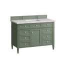 James Martin Brittany 48" Single Bathroom Vanity, Smokey Celadon