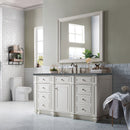 James Martin Bristol 60" Single Bathroom Vanity, Bright White