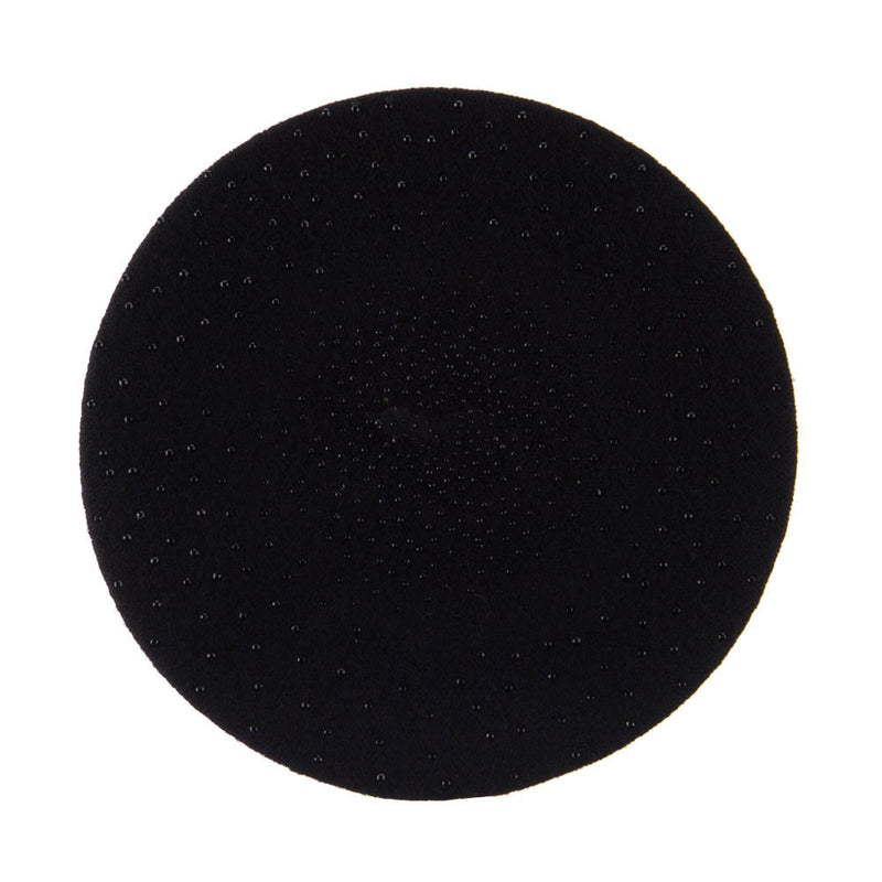 Wool Beret with Bead Spiral Design