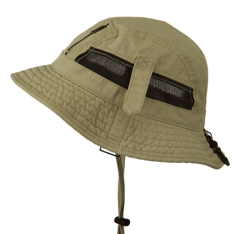 Big Size Brushed Canvas Washed Fisherman Hat