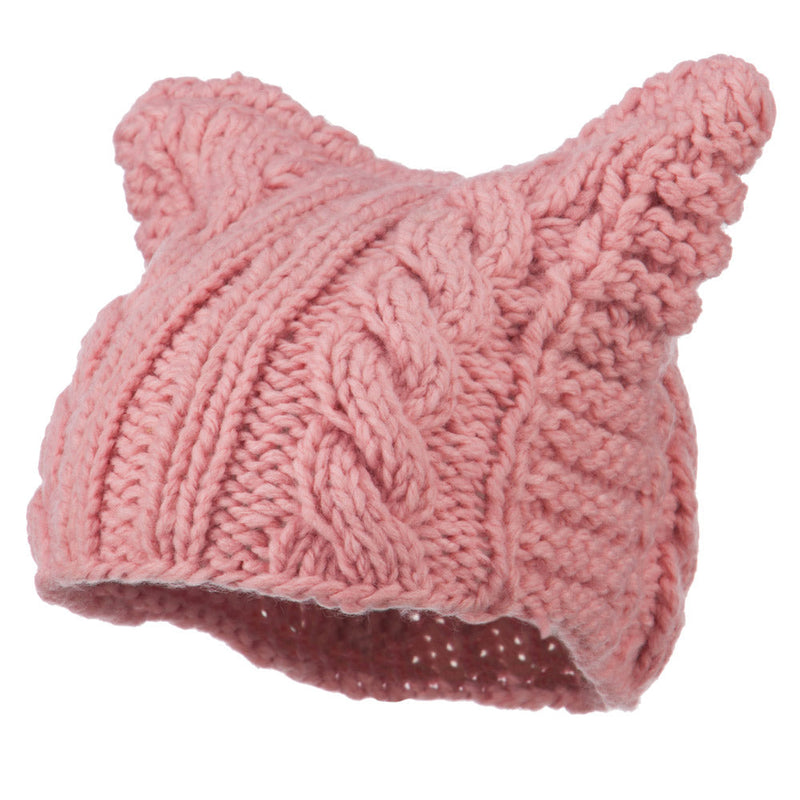 Women's Acrylic Cable Knit Beanie