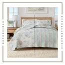 Coastal Printed Cotton Quilt Set - Santa Barbara Collection by Great Bay Home