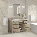 James Martin Lorelai 48" Single Bathroom Vanity, Whitewashed Oak