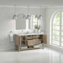 James Martin Breckenridge 60" Double Bathroom Vanity, Whitewashed Oak