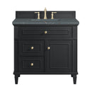 James Martin Lorelai 36" Single Bathroom Vanity, Black Onyx