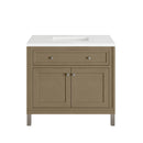 James Martin Chicago 36" Single Bathroom Vanity, Walnut Whisper