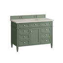 James Martin Brittany 48" Single Bathroom Vanity, Smokey Celadon