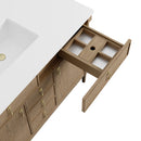 James Martin Kinnsden 48" Single Bathroom Vanity, Weathered Oak