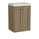 James Martin Chianti 20" Floating Single Bathroom Vanity, Walnut Whisper