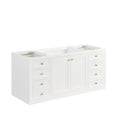 James Martin Chicago 60" Single Bathroom Vanity, Glossy White