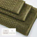 Cotton Diamond Waffle Weave Bath Towel Set - Grayson Collection by Great Bay Home