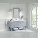 James Martin Breckenridge 60" Single Bathroom Vanity, Serenity Blue