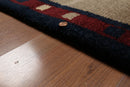 4' x 6' Hand knotted 100% wool Traditional Gaabbeh full Pile area rug Camel