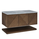 James Martin Marcello 48" Floating Single Bathroom Vanity, Chestnut