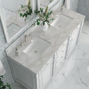 James Martin Bristol 60" Double Bathroom Vanity, Bright White