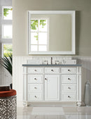 James Martin Bristol 48" Single Bathroom Vanity, Bright White