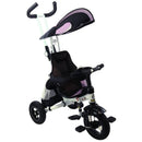 4-in-1 Detachable Learning Baby Tricycle Stroller w/ Canopy Bag-Pink by LJGDeals