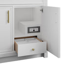 James Martin Bellshire 96" Single Bathroom Vanity, Bright White