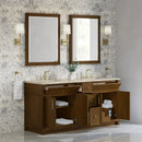 James Martin Bellshire 72" Double Bathroom Vanity, Honey Oak