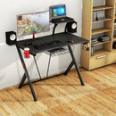 Multifunctional E-Sport Gaming Desk with Headset Hook and Cup Holder by LJGDeals