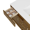James Martin Bellshire 48" Single Bathroom Vanity, Honey Oak
