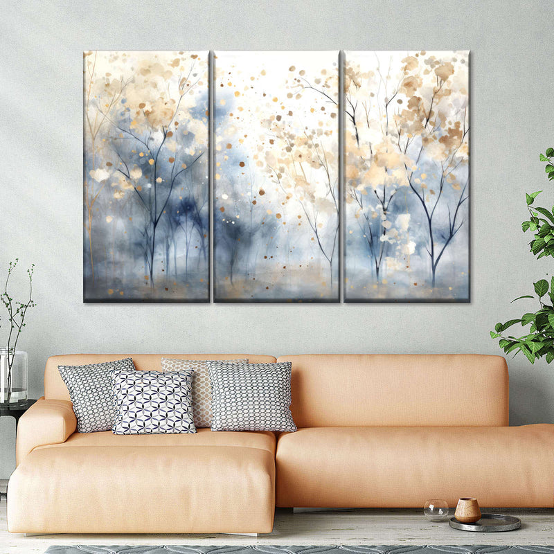 Speckled Blue Forest II Wall Art