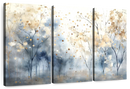Speckled Blue Forest II Wall Art