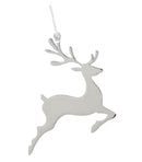 Reindeer Ornament w/White Tassel by creativegiftsdirect