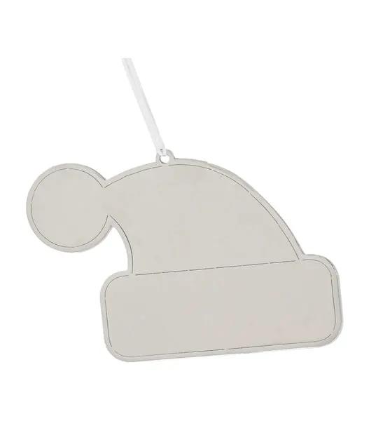Santa Hat Ornament w/White Tassel, photo 2 of 3