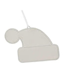 Santa Hat Ornament w/White Tassel by creativegiftsdirect