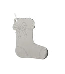 Stocking Ornament w/White Tassel by creativegiftsdirect