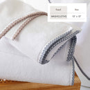 Cotton Border-Stitched 6-Piece Towel Set - Valery Collection by Great Bay Home