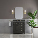 James Martin Brookfield 36" Single Bathroom Vanity, Black Onyx