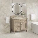 James Martin Lorelai 36" Single Bathroom Vanity, Whitewashed Oak