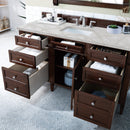 James Martin Brittany 60" Single Bathroom Vanity, Burnished Mahogany