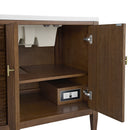 James Martin Myrrin 72" Double Bathroom Vanity, Mid-Century Walnut