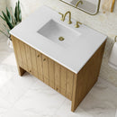 James Martin Hudson 36" Single Bathroom Vanity, Light Natural Oak