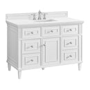James Martin Lorelai 48" Single Bathroom Vanity, Bright White