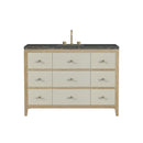 James Martin Celeste 48" Single Bathroom Vanity, Sunwashed Oak with Embossed Shagreen Drawer Fronts