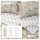Floral Boho Printed Cotton Quilt Set - Indira Collection by Great Bay Home