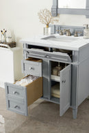 James Martin Brittany 30" Single Bathroom Vanity, Urban Gray