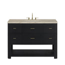 James Martin Lucian 48" Single Bathroom Vanity, Carbon Oak