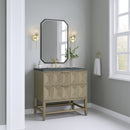 James Martin Emmeline 36" Single Bathroom Vanity, Pebble Oak