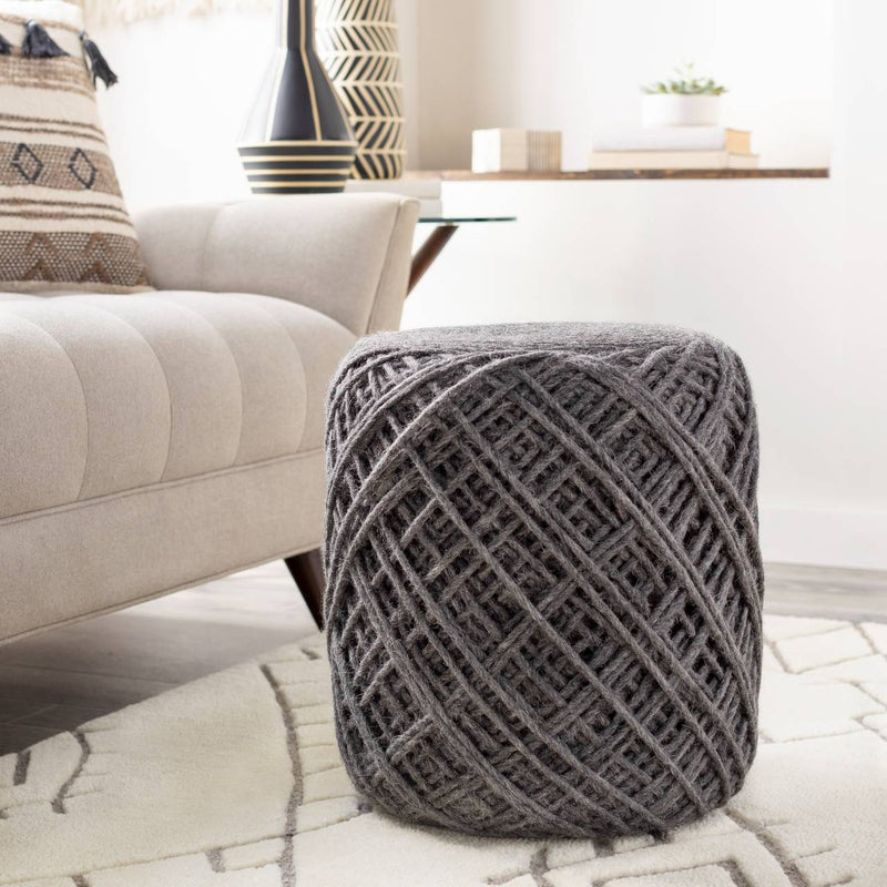 Reinsberg Charcoal Pouf