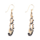 Xavier Black Onyx Chandelier Earrings